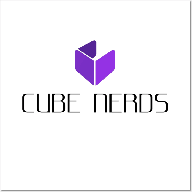 Cube Nerds name and logo Wall Art by Speer Studios